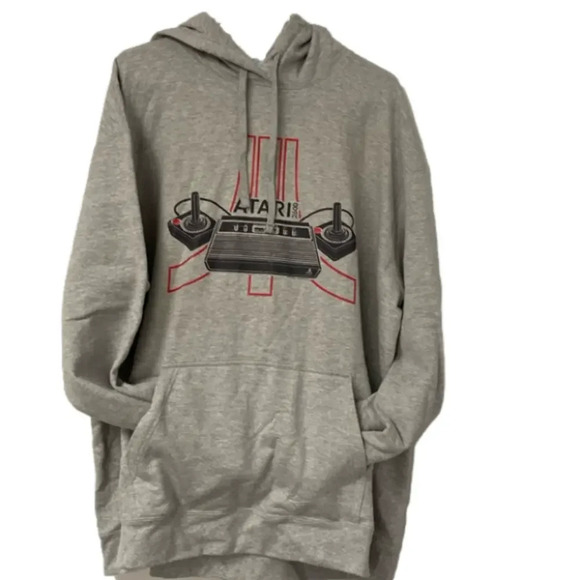 Ripple Junction X ATARI Iconic 2600 Gaming Console Fuji Logo Hoodie Gray 2XL‎ - Picture 1 of 8